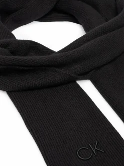Sciarpa Embroidery Fine K60K612601 Nero