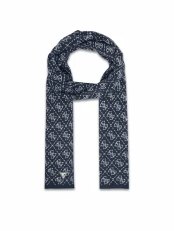 Sciarpa M5BZ19 Z0442 Blu scuro