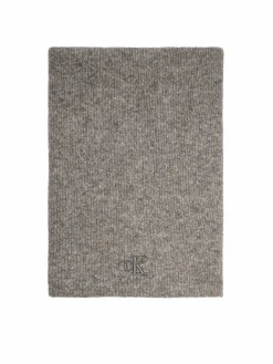 Sciarpa Thick Embroidery K60K612664 Grigio