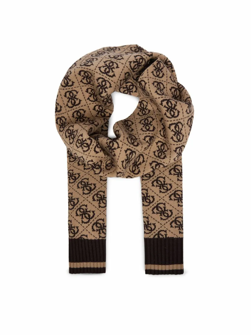 Set berretto e sciarpa GFBOXM P6102 Beige