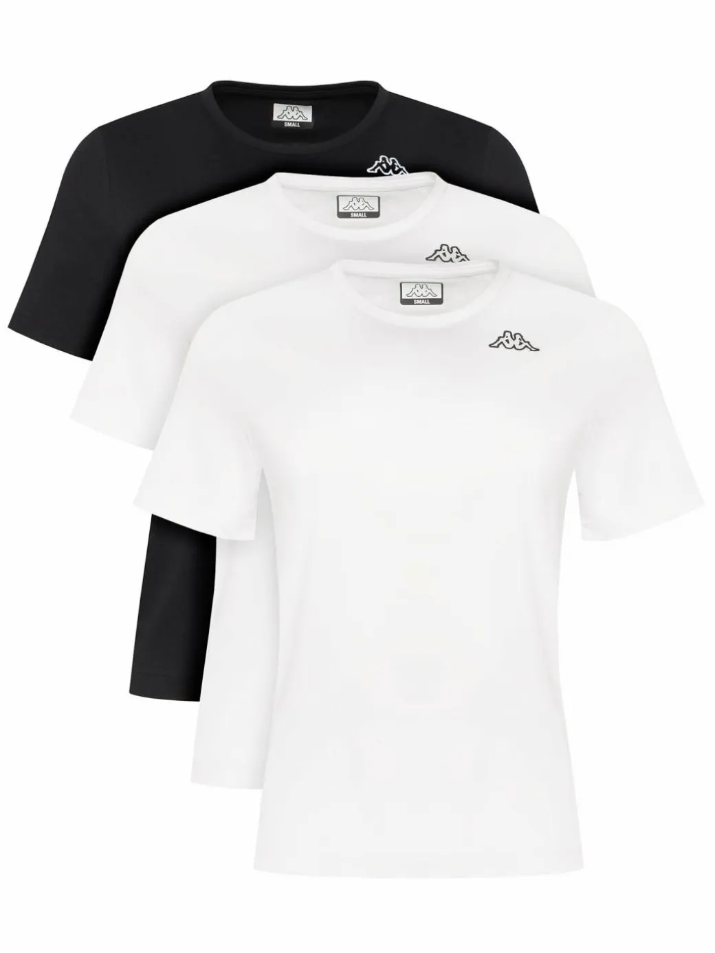Set di t-shirt Logo Sylvie 38277LW Nero Regular Fit
