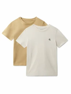 Set di t-shirt Monologo IB0IB01093 Beige Regular Fit