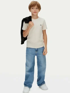 Set di t-shirt Monologo IB0IB01093 Beige Regular Fit