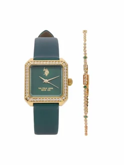 Set orologio e braccialetto USP6450TW Verde scuro