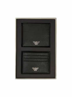 Set portafoglio e portacarte Y4R237 Y138E Nero
