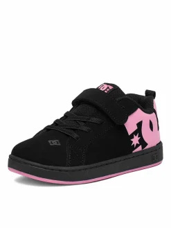 Sneakers EO-COURT GRAFFIK ELASTIC TODDLER DC02547003 Nero
