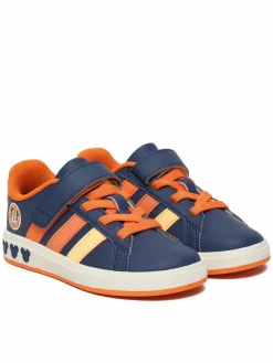 Sneakers Grand Court Mickey El K JS2345 Blu scuro