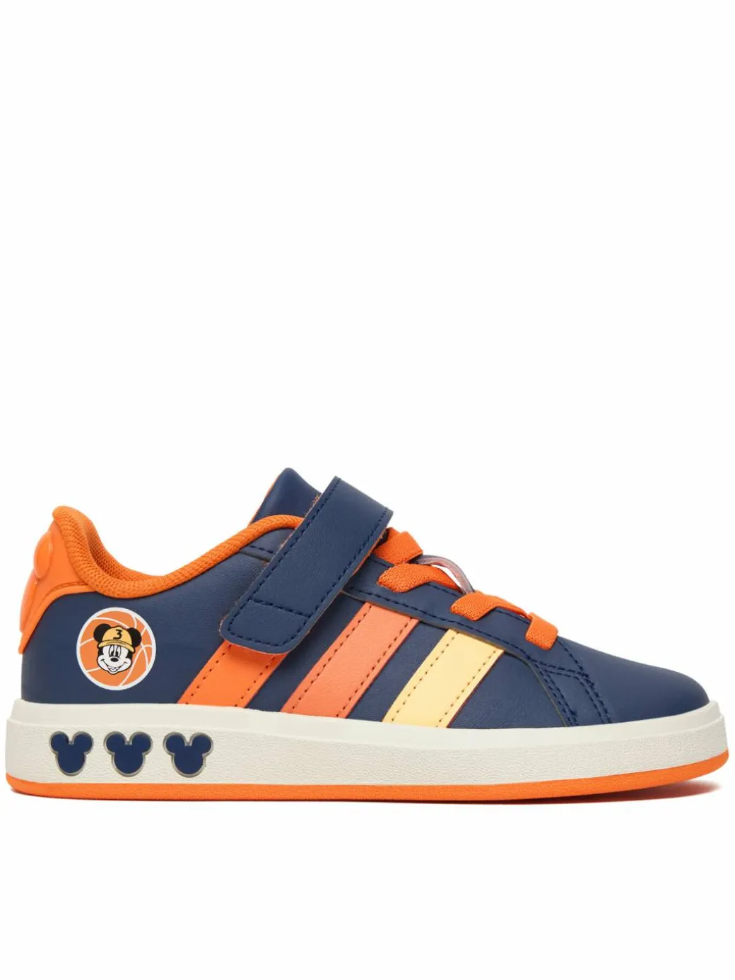 Sneakers Grand Court Mickey El K JS2345 Blu scuro