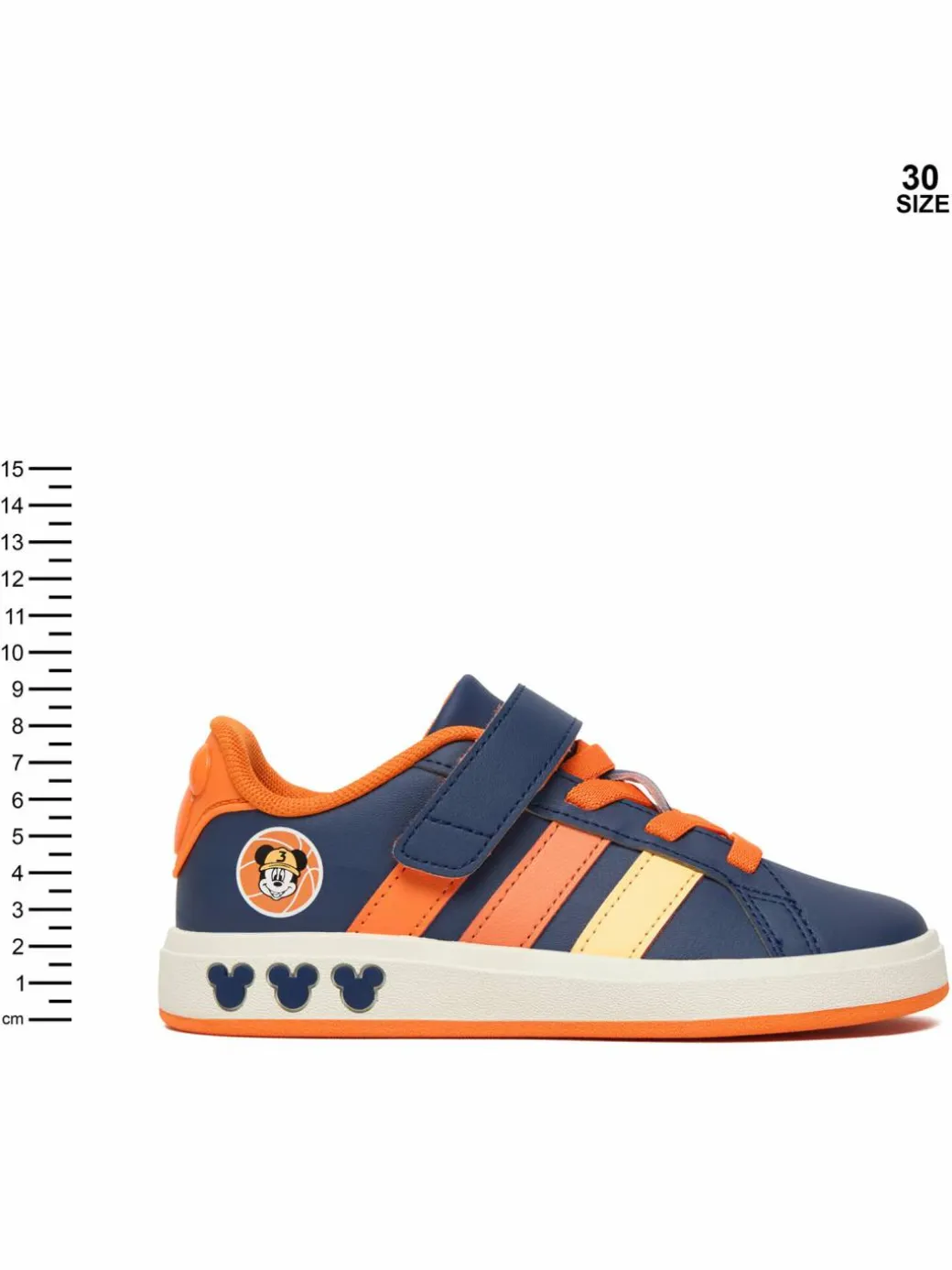 Sneakers Grand Court Mickey El K JS2345 Blu scuro