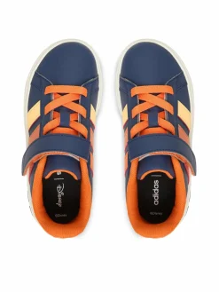 Sneakers Grand Court Mickey El K JS2345 Blu scuro