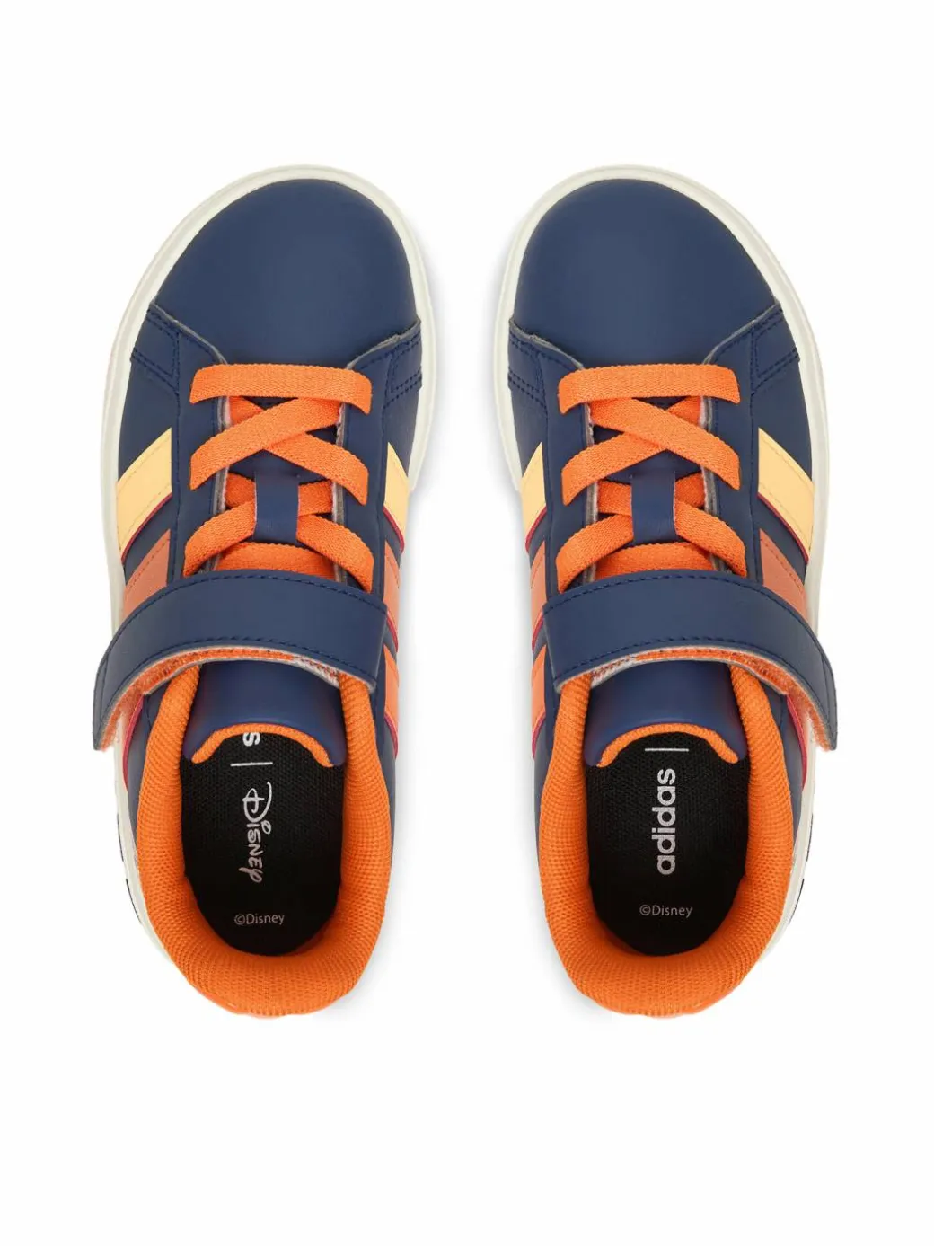 Sneakers Grand Court Mickey El K JS2345 Blu scuro