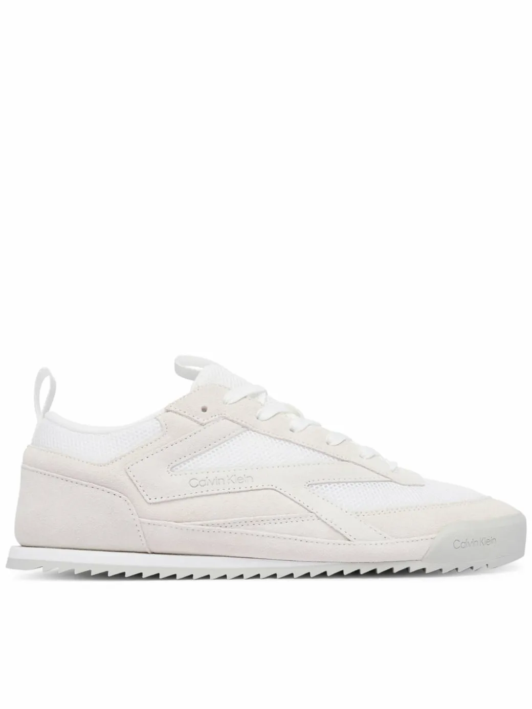 Sneakers Low Pro Runner Mix Mat HM0HM02208 Bianco
