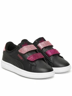 Sneakers Smash 3.0 L Glitter Velcro V Ps 395609 07 Nero