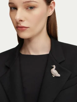 Spilla Leone 2615751015650 Bianco