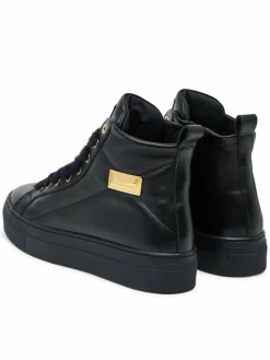 Stivaletti High Top Lace Up F4-A9E-0362-1251930 D Nero