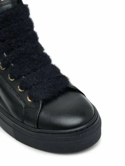 Stivaletti High Top Lace Up F4-A9E-0362-1251930 D Nero