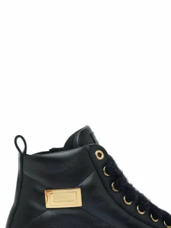 Stivaletti High Top Lace Up F4-A9E-0362-1251930 D Nero