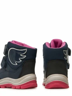 Stivali da neve B Flanfil Girl B Abx B463WA 054FU C4268 M Blu scuro