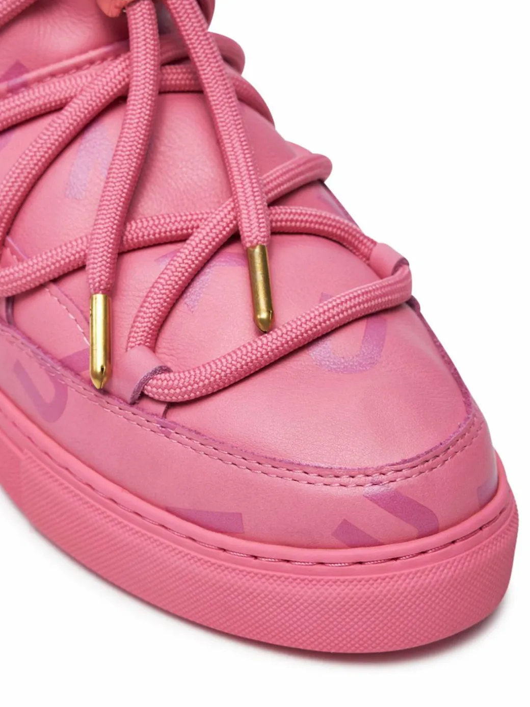 Stivali da neve Full Leather Print 65202-088 Rosa