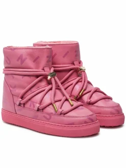 Stivali da neve Full Leather Print 65202-088 Rosa