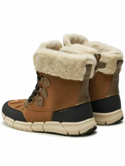 Stivali da neve J Flexyper Girl B Ab J46APA 0AU50 C6175 S Marrone