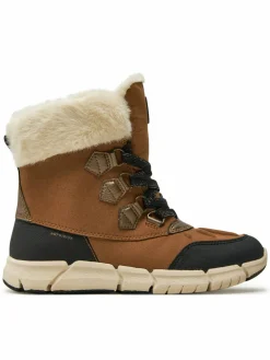 Stivali da neve J Flexyper Girl B Ab J46APA 0AU50 C6175 S Marrone