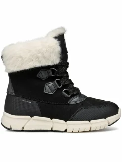 Stivali da neve J Flexyper Girl B Ab J46APA 0AU50 C9B1P M Nero