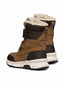 Stivali da neve J Flexyper Plus Boy J46LCF 0MEFU C6780 S Marrone
