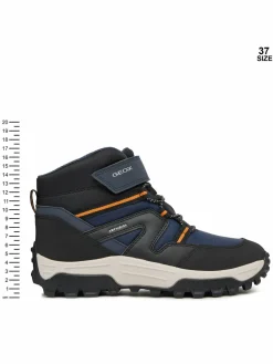 Stivali da neve J Himalaya B Abx J46FRD 050FU C0659 D Blu scuro