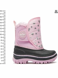 Stivali da neve LCJ-24-44-2863K Rosa