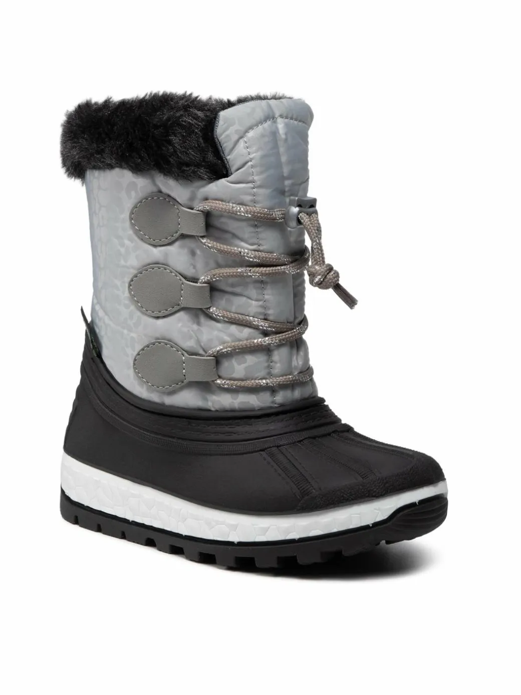 Stivali da neve Youth Joggy Sport Lace NJ02 VAR.15ZV Grigio