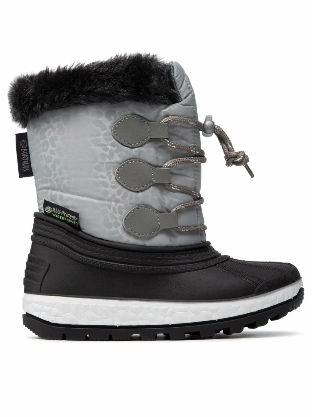 Stivali da neve Youth Joggy Sport Lace NJ02 VAR.15ZV Grigio