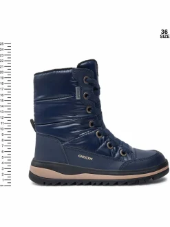Stivali J Adelhide Girl B Ab J16EWA 0LVBC C4002 S Blu scuro