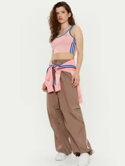 Top adicolor 3-Stripes JP2293 Rosa Slim Fit
