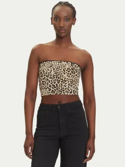 Top Avery 27034321 Marrone Slim Fit