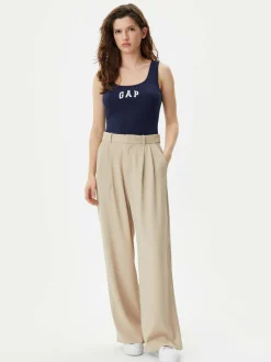 Top 585421-00 Blu scuro Slim Fit