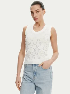 Top FR25ST4003K414R9 Écru Regular Fit