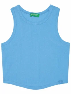 Top 31H3CH01F Blu Slim Fit