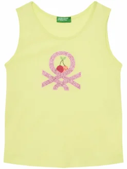 Top 3I1XGH012 Giallo Regular Fit