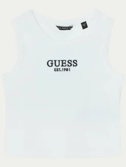 Top J4YI16 KBZP4 Bianco Regular Fit