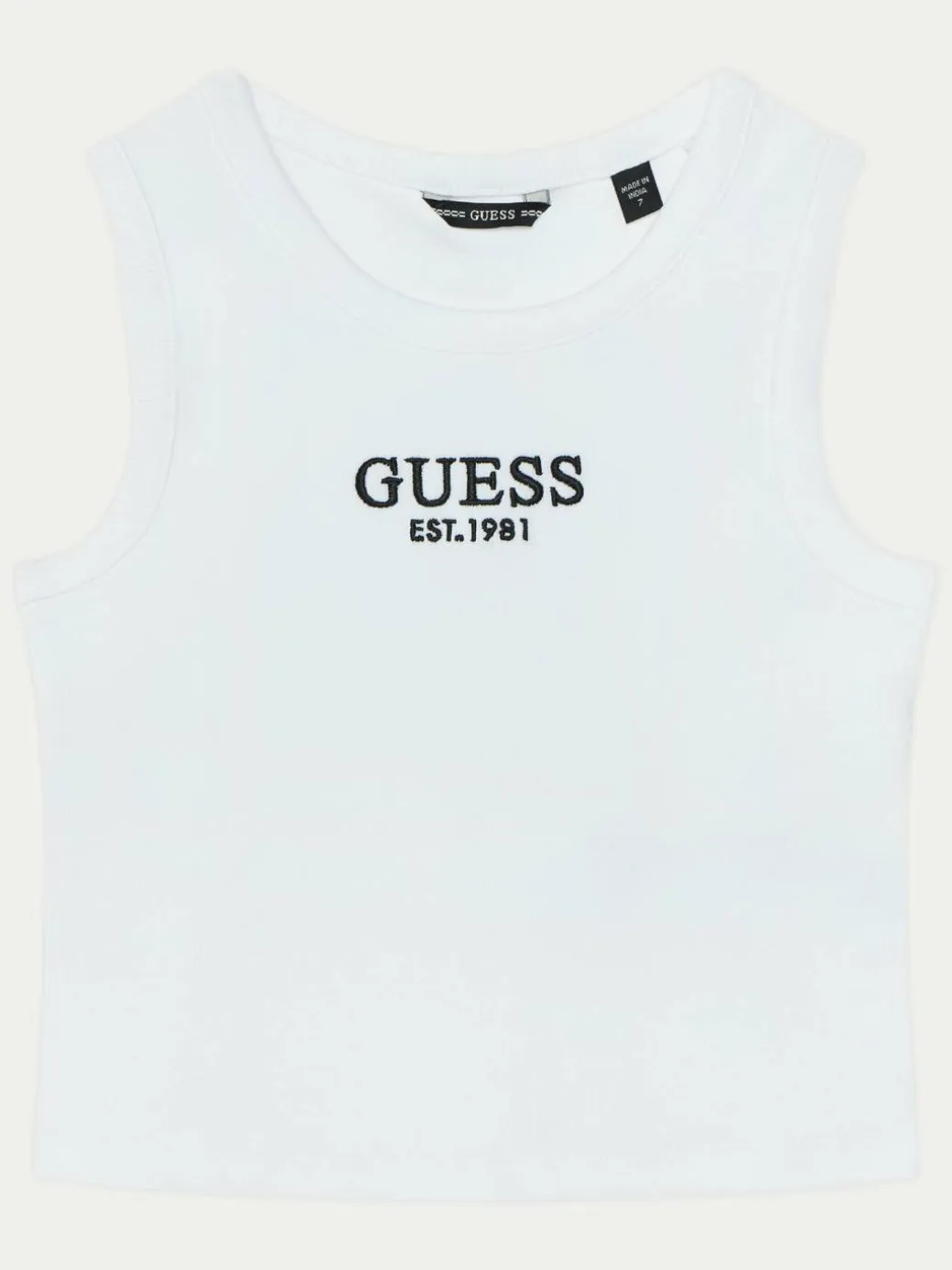 Top J4YI16 KBZP4 Bianco Regular Fit