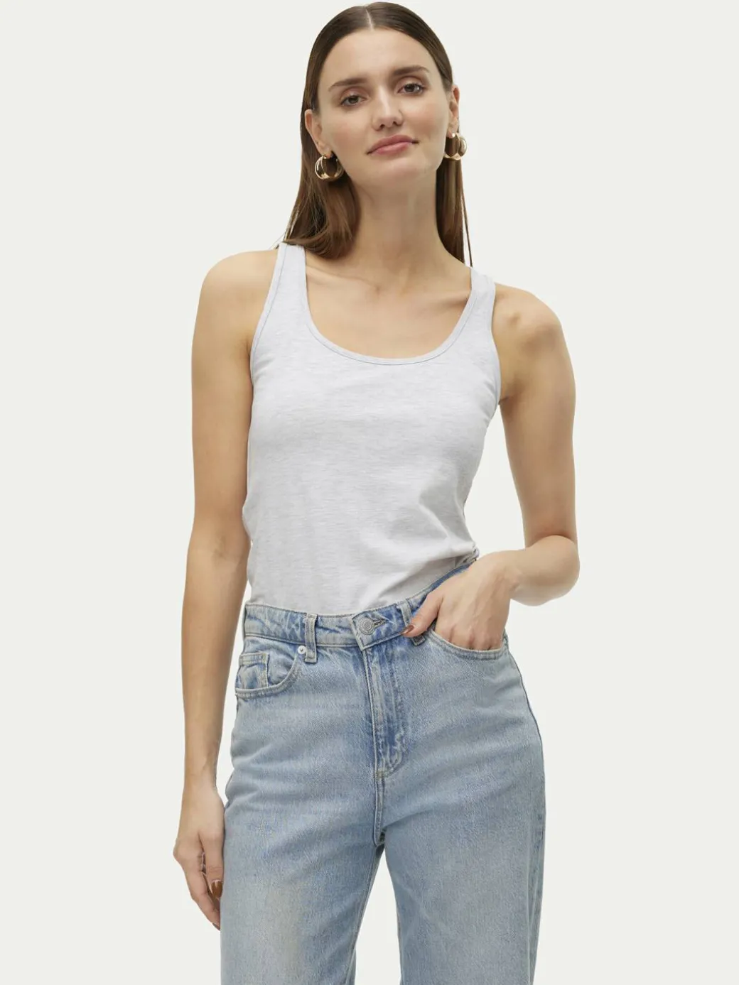 Top Lulu 10323756 Grigio Regular Fit