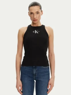 Top Monologo J20J225301 Nero Slim Fit