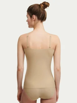 Top Soft Stretch C10620 Beige Slim Fit