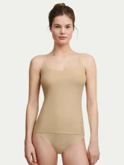 Top Soft Stretch C10620 Beige Slim Fit
