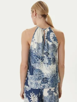 Top W6GHA2 W2463 Blu Regular Fit
