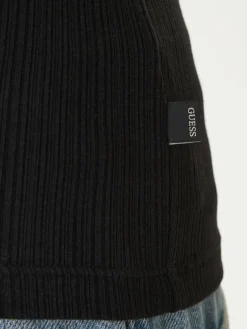 Top W6GPZ8 KF641 Nero Slim Fit