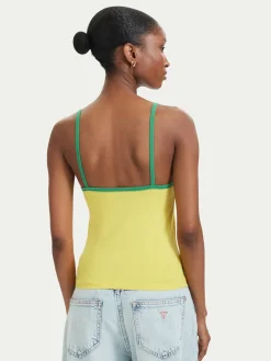 Top W6YP20 K4202 Giallo Slim Fit
