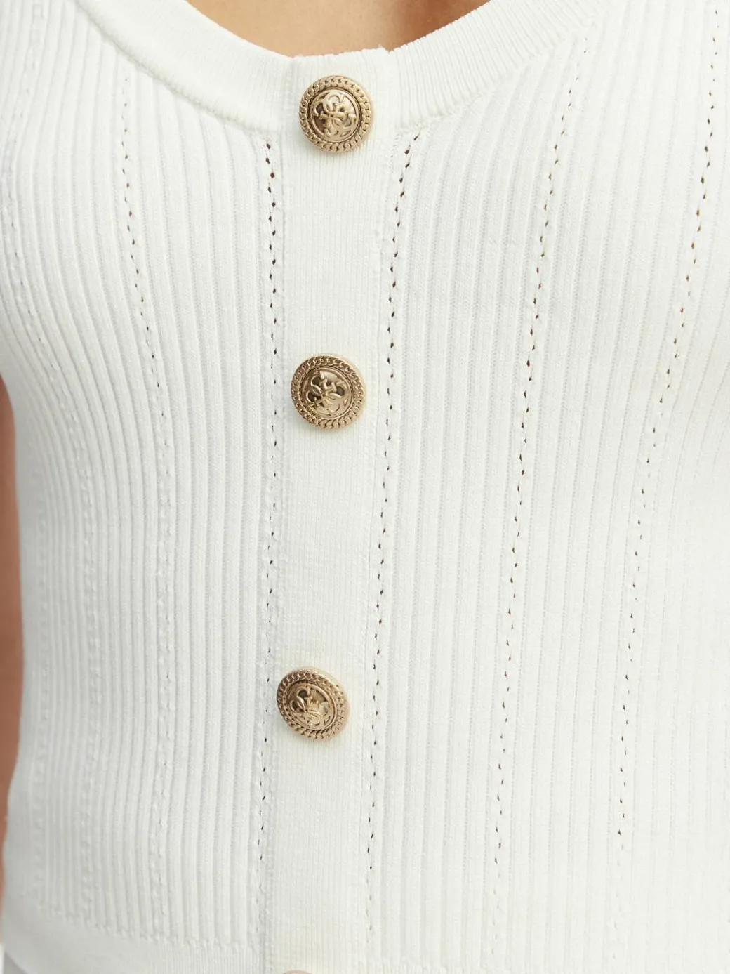Top W5YR10 Z0130 Bianco Regular Fit