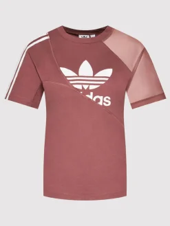 T-shirt adicolor Split Trefoil HC7044 Rosa Regular Fit